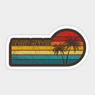 blind melon \\\ sunset retro Sticker